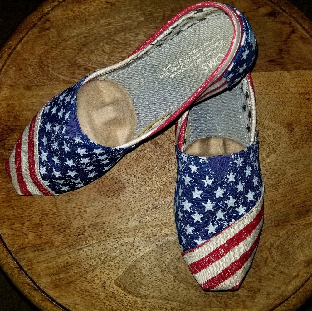 TOMS Stars and Stripes Classic Alpargatas